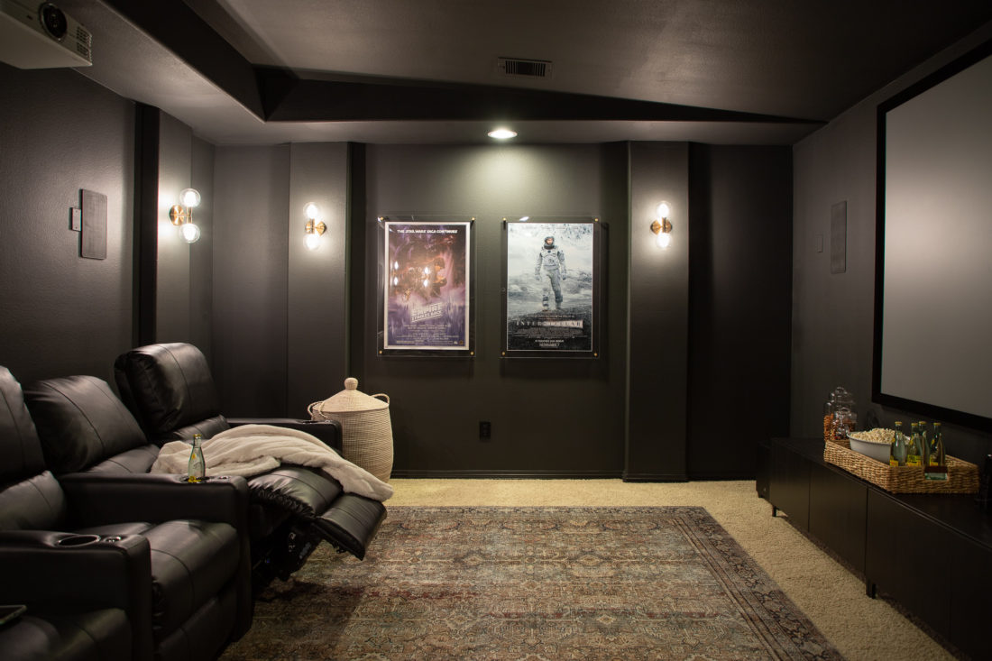 Our Finished Home Theater Crazy Wonderful